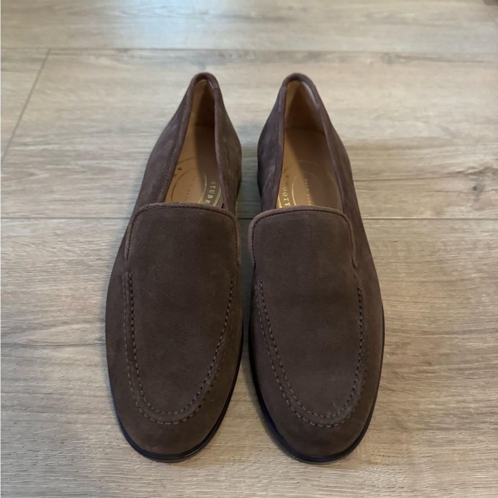 Stubbs and Wooten Venetian split suede loafers Women’s 7.5